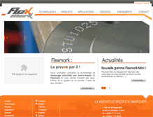 Tablet Screenshot of flexmark-marking.com